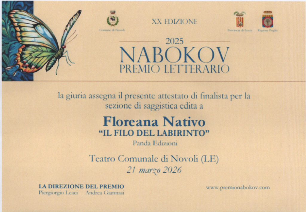 Attestato-finalista-Premio-letterario-2025-floreana-Nativo-Il-Filo-del-Labirinto